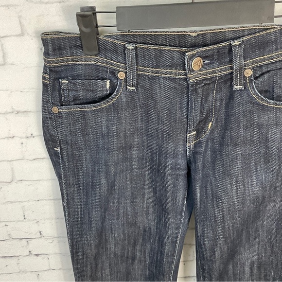 Citizens Of Humanity Women Grommet Electric Guitar Stretch Bootcut Jean Sz 26 N2 - Picture 3 of 12